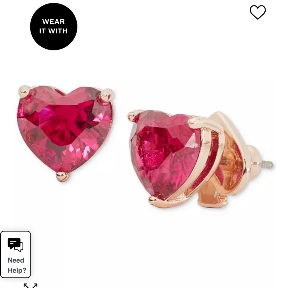Tory Burch Heart studs
